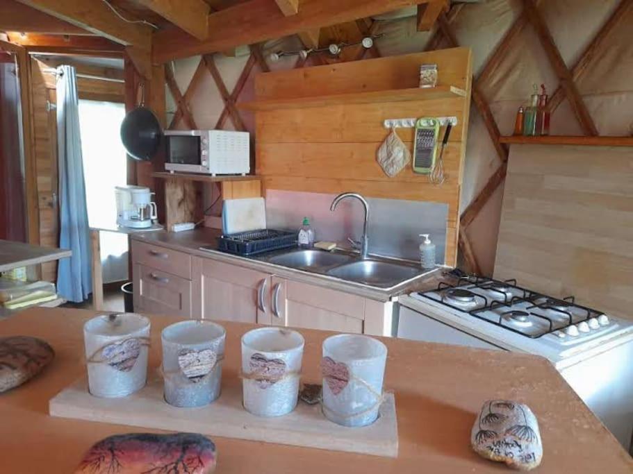 Charmante Yourte Contemporaine Carmaux Bagian luar foto