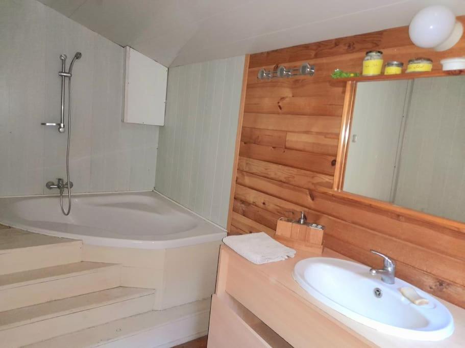 Charmante Yourte Contemporaine Carmaux Bagian luar foto
